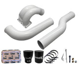 2007.5-2009 Cummins 3.5" Mega Intake System w/ Passenger Side Intercooler Tube (PDC0709MW)-Intake Manifold-Pusher-PDC0709MW_W-Dirty Diesel Customs