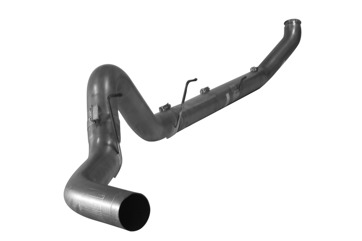 2007.5-2009 Cummins 4" Turbo Back Exhaust - No Muffler (FLO 1839)-Turbo Back Exhaust System-Flo-Pro-411014-Dirty Diesel Customs