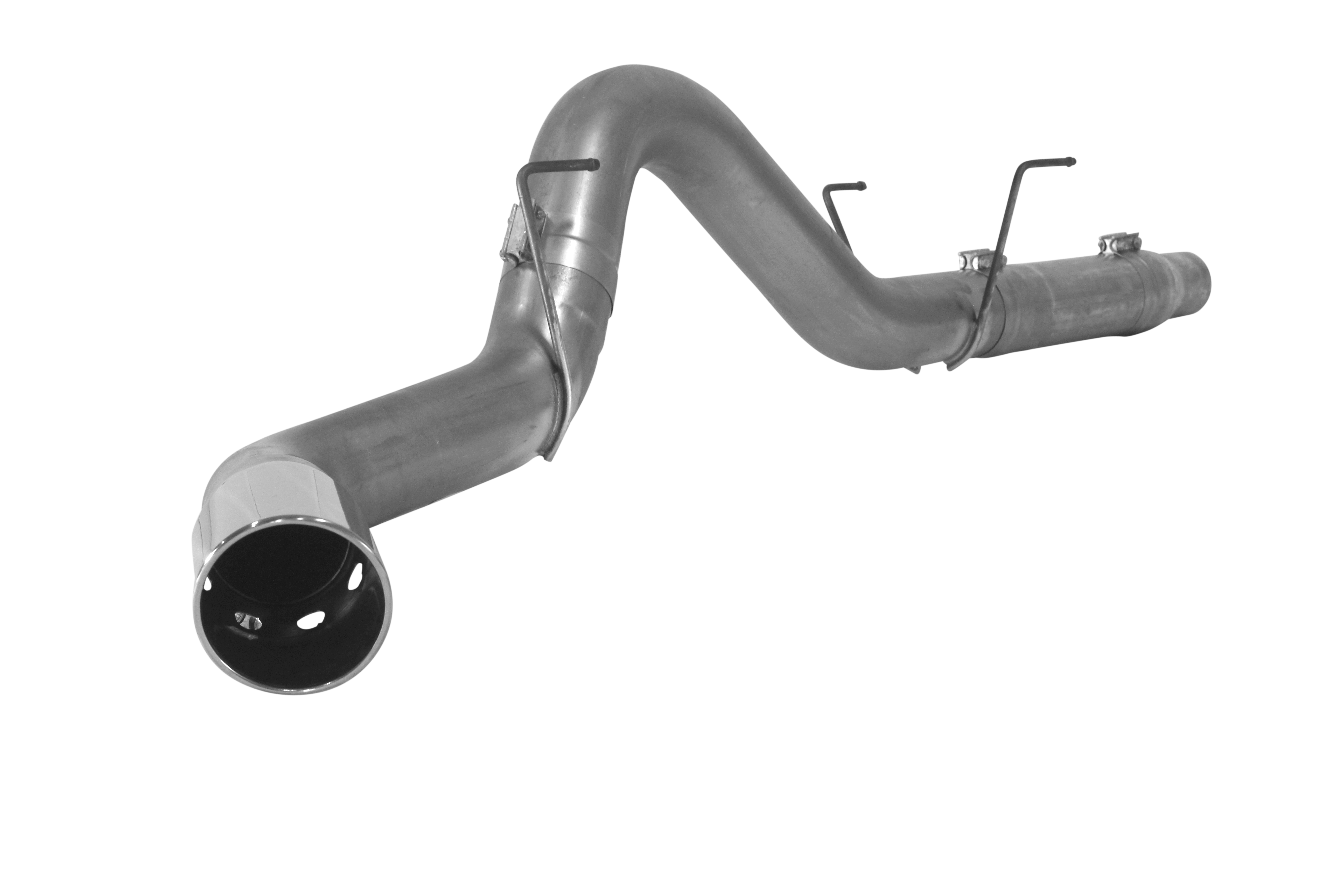 2007.5-2009 Cummins 5" DPF Back Exhaust No Muffler (FLO 629)-Filter Back Exhaust System-Flo-Pro-511102-Dirty Diesel Customs
