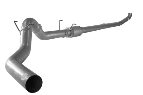 2007.5-2009 Cummins C&C 5" Turbo Back Exhaust w/ Muffler (FLO 645)-Turbo Back Exhaust System-Flo-Pro-Dirty Diesel Customs