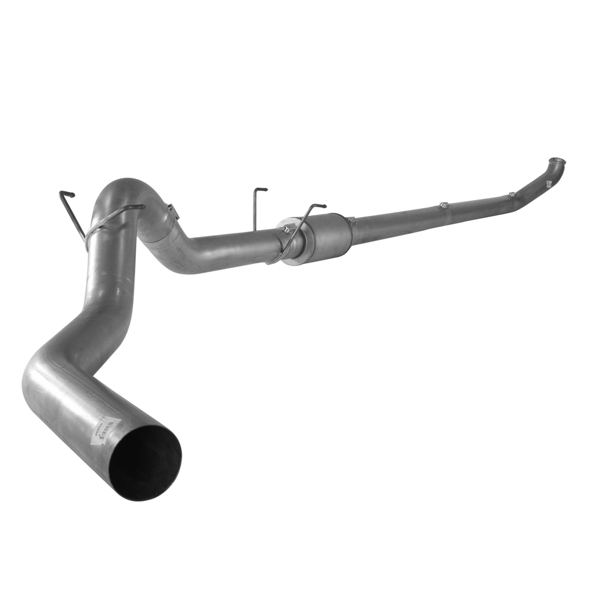 2007.5-2009 Cummins C&C 5" Turbo Back Exhaust w/Muffler SS (FLO-SS645)-Turbo Back Exhaust System-Flo-Pro-Dirty Diesel Customs