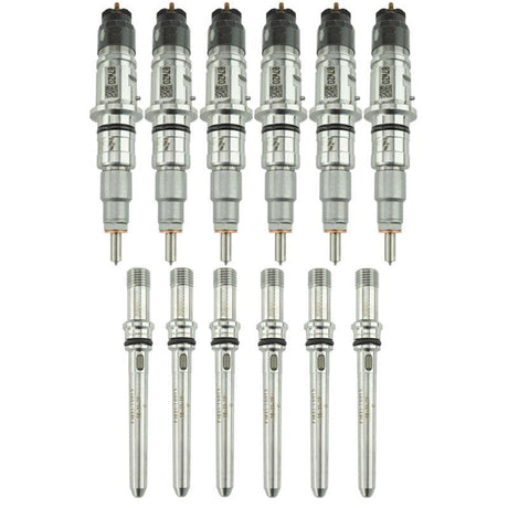2007.5-2010 Cummins C&C Reman Stock Injector Pack w/ Tubes (21A301)-Stock Injectors-Industrial Injection-Dirty Diesel Customs