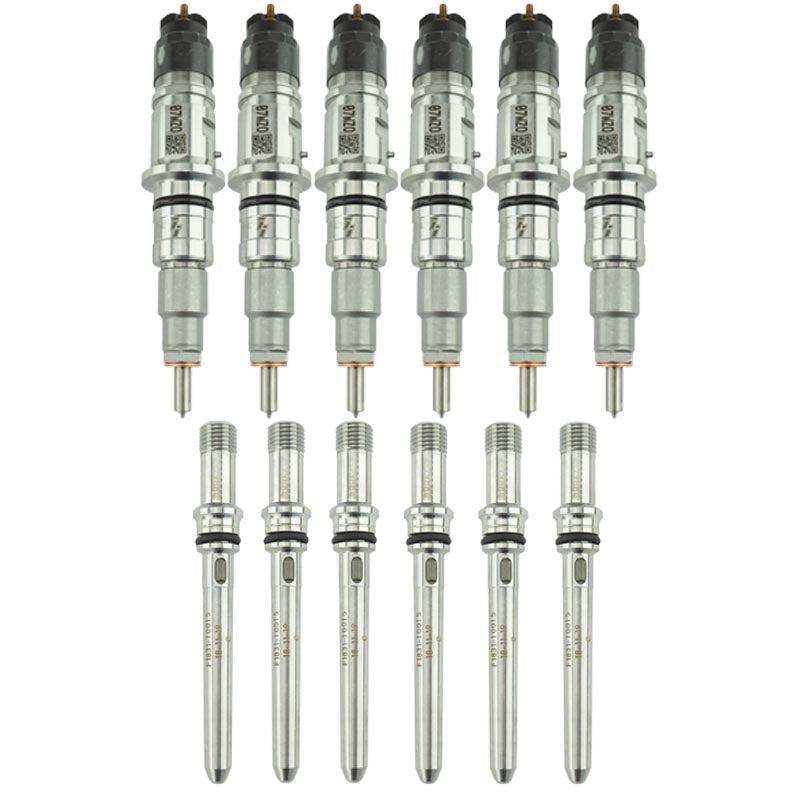 2007.5-2010 Cummins C&C Reman Stock Injector Pack w/ Tubes (21A301)-Stock Injectors-Industrial Injection-Dirty Diesel Customs