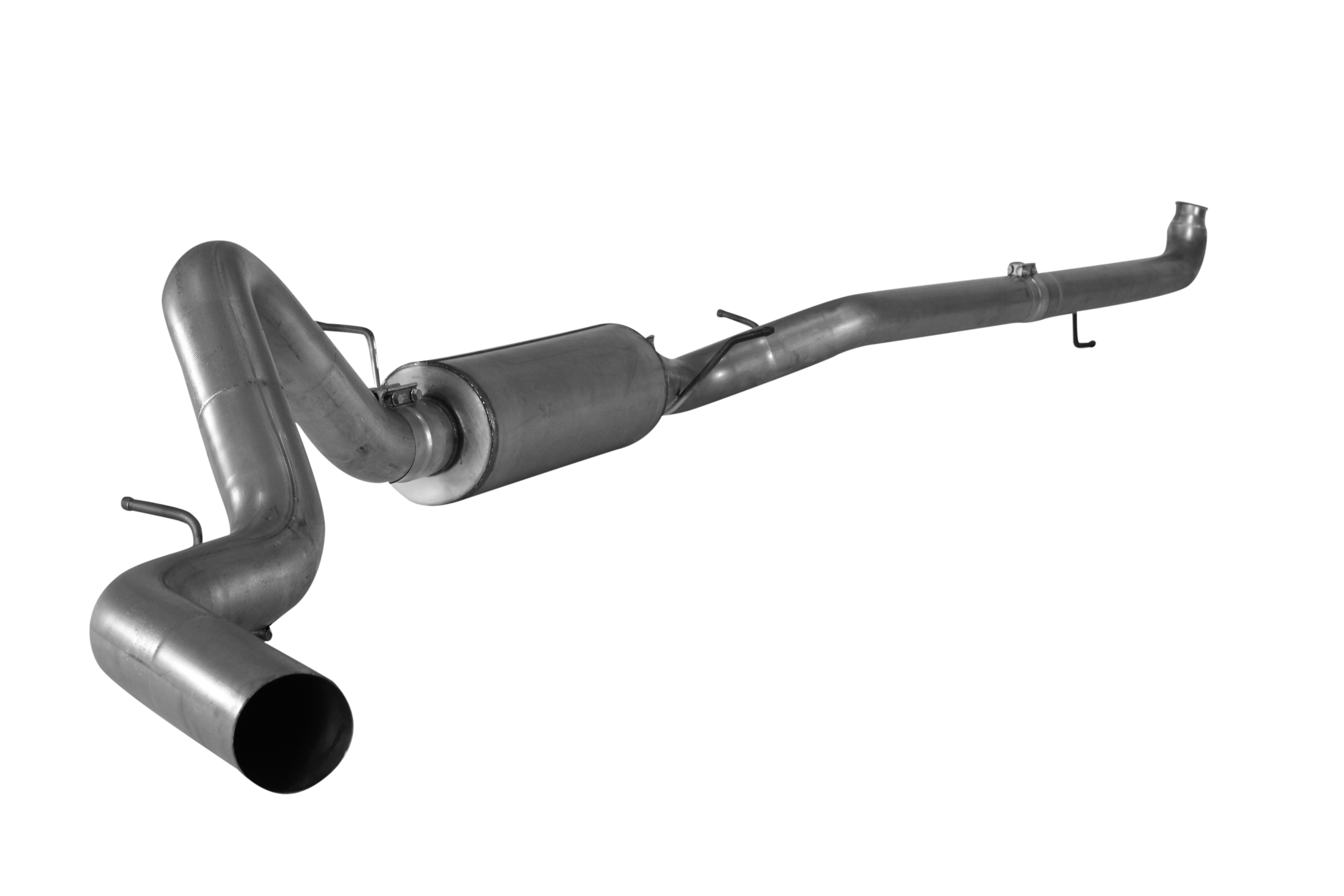 2007.5-2010 Duramax 4" Downpipe Back Exhaust System w/ Muffler (431010 / 432010)-Downpipe Back Exhaust System-Mel's Manufacturing-431010-Dirty Diesel Customs