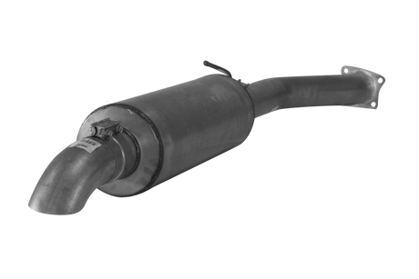 2007.5-2010 Duramax C&C 4" DPF Delete w/ Muffler (431012)-Delete Pipe-Mel's Manufacturing-431012-Dirty Diesel Customs