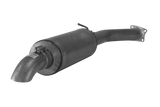 2007.5-2010 Duramax C&C 4" DPF Delete w/ Muffler (FLO-851)-Delete Pipe-Flo-Pro-431012-Dirty Diesel Customs