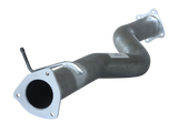 2007.5-2010 Duramax EC-LB 4" DPF Delete Pipe (FLO-18243)-Delete Pipe-Flo-Pro-431006-Dirty Diesel Customs