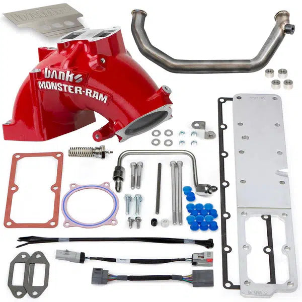 2007.5-2012 Cummins Monster-Ram Intake & Grid Heater Upgrade C&C (42806-X)-Intake Elbows-Banks Power-Dirty Diesel Customs