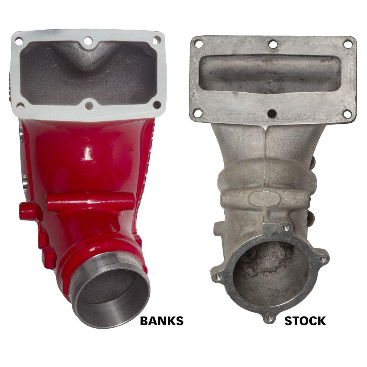 2007.5-2018 Cummins 3.5" Monster Ram Intake w/ Fuel Line (42788-pc)-Intake Elbows-Banks Power-Dirty Diesel Customs