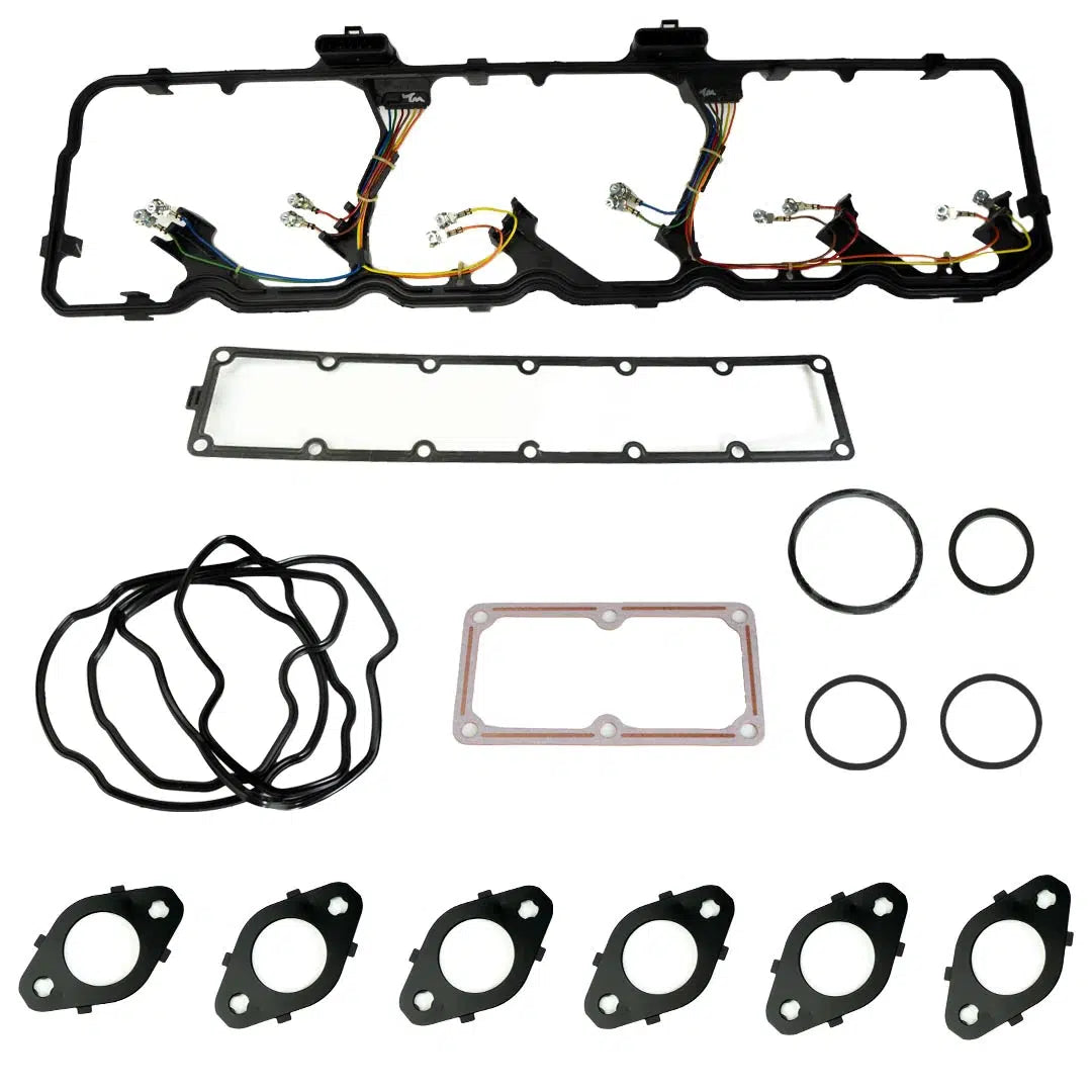 2007.5-2018 Cummins Engine Installation Gasket W/ Injector Harness (246B05)-Engine Gaskets-Industrial Injection-Dirty Diesel Customs