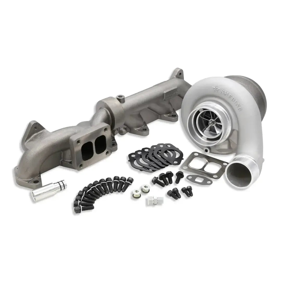 2007.5-2018 Cummins S300 T4 Turbo Kit w/ Manifold (C4G62STDCK)-Turbo Kit-Smeding Diesel LLC-Dirty Diesel Customs