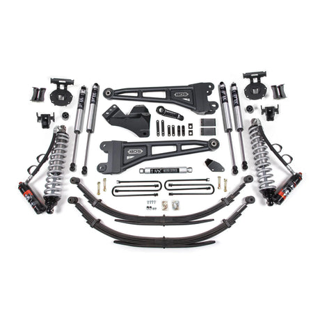 2008-2010 Powerstroke 4" Coilover Conversion Radius Arm Lift Kit (BDS1937FPE)-Lift Kit-BDS-Dirty Diesel Customs