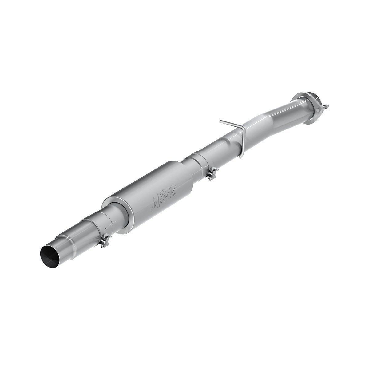 2008-2010 Powerstroke 4" DPF & CAT Delete Race Pipe w/ Muffler (CFAL464)-Delete Pipe-P1 Performance Products-CFAL464-Dirty Diesel Customs