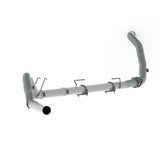 2008-2010 Powerstroke 4" Turbo Back Exhaust - No Muffler (C6241PLM)-Turbo Back Exhaust System-P1 Performance Products-Dirty Diesel Customs