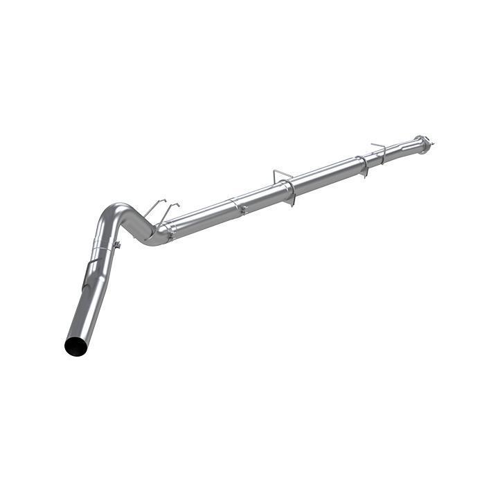 2008-2010 Powerstroke 5" Downpipe Back Race Exhaust - No Muffler (C6268PLM)-Downpipe Back Exhaust System-P1 Performance Products-C6268PLM-Dirty Diesel Customs