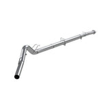 2008-2010 Powerstroke 5" Downpipe Back Race Exhaust - No Muffler (C6268PLM)-Downpipe Back Exhaust System-P1 Performance Products-Dirty Diesel Customs