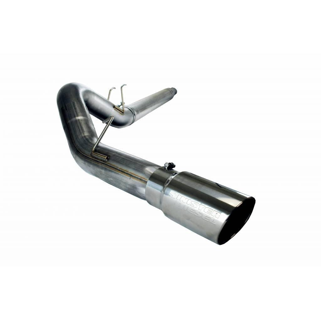 2008-2010 Powerstroke 5" SS Filter Back Exhaust System - No Muffler (SD-6.4PEX08)-Filter Back Exhaust System-Sinister-Dirty Diesel Customs