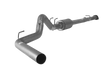 2008-2010 Powerstroke C&C 4" Downpipe Back Race Exhaust w/ Muffler (421015)-Downpipe Back Exhaust System-Mel's Manufacturing-421015-Dirty Diesel Customs
