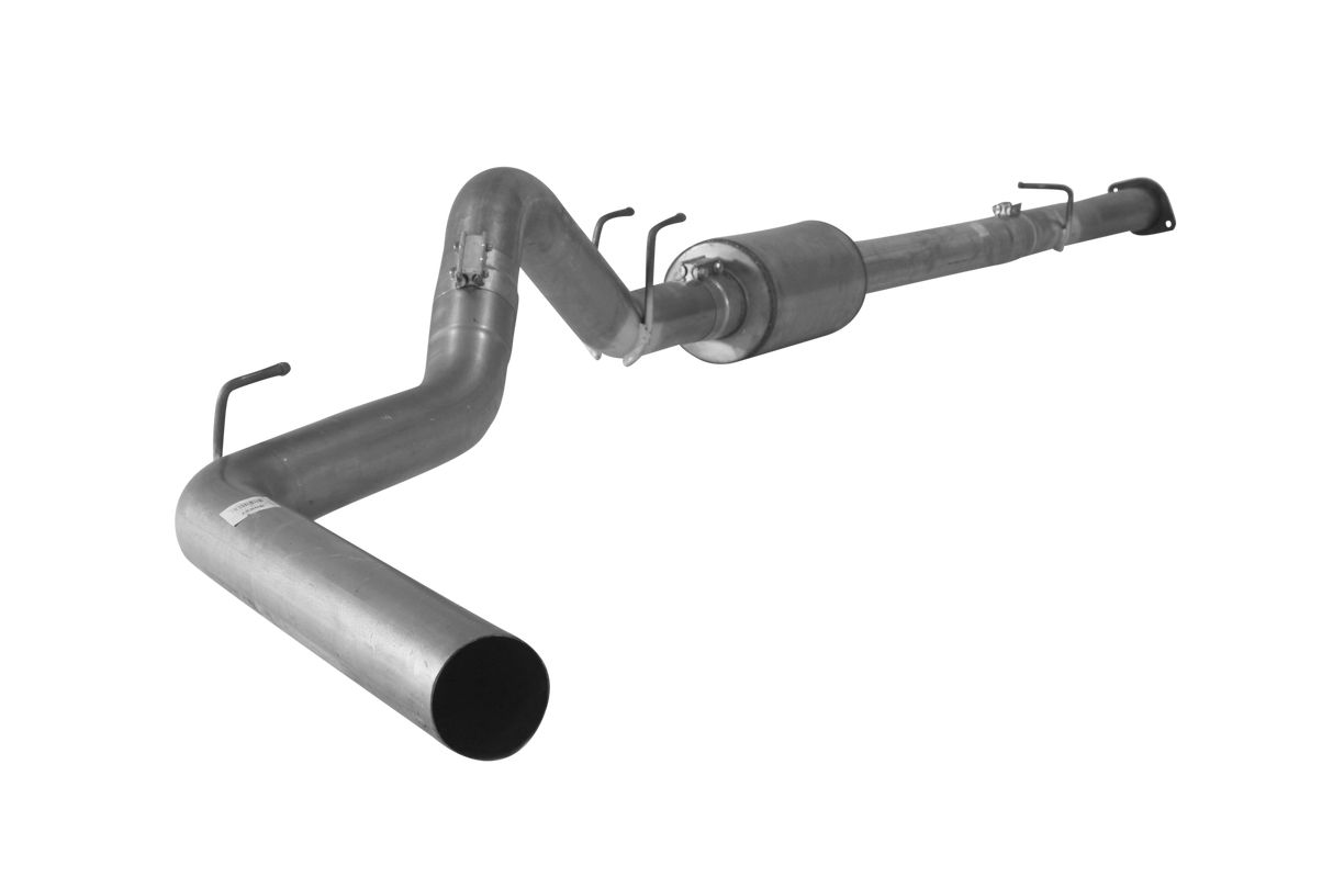 2008-2010 Powerstroke C&C 4" Downpipe Back Race Exhaust w/ Muffler (421015)-Downpipe Back Exhaust System-Mel's Manufacturing-421015-Dirty Diesel Customs