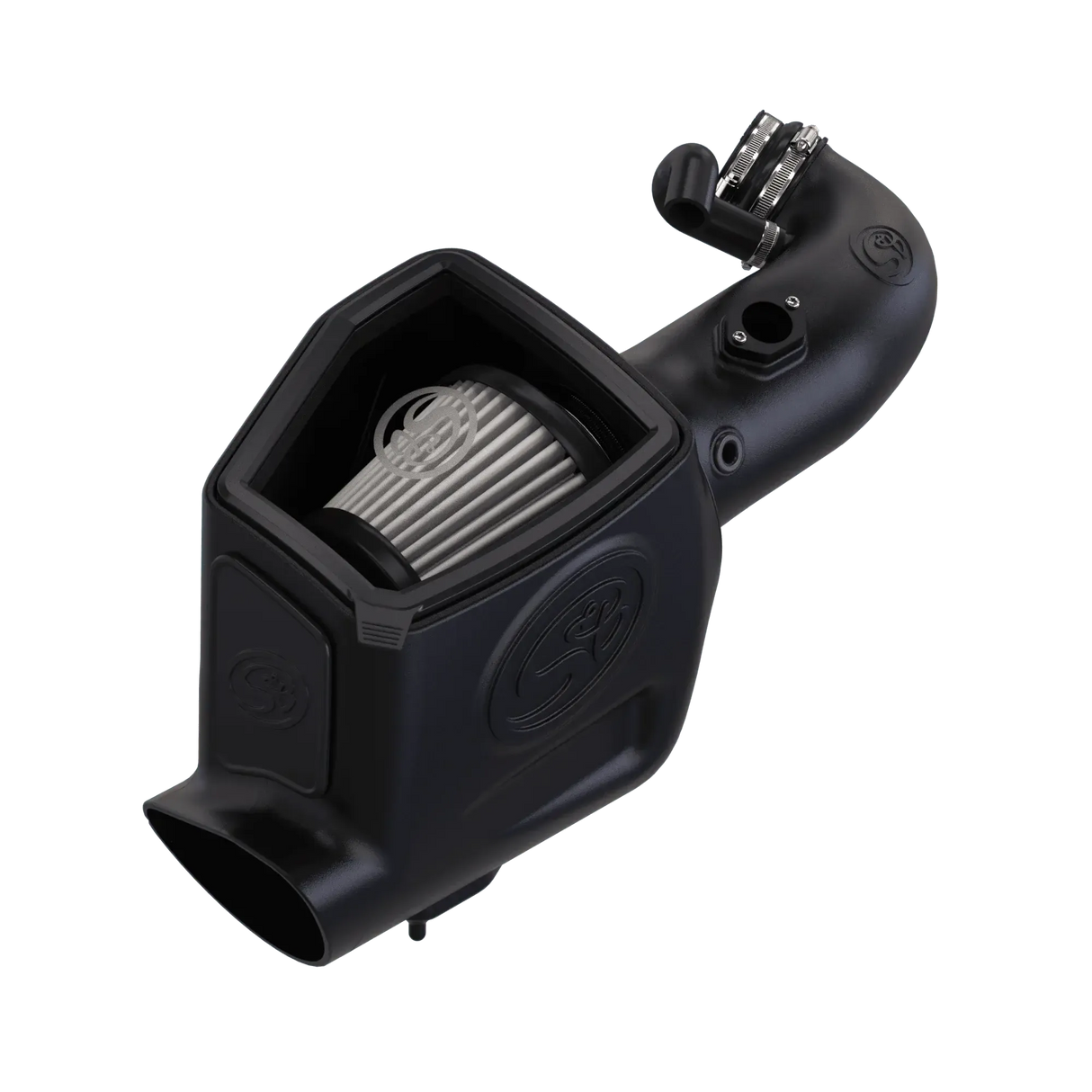 2008-2010 Powerstroke S&B Cold Air Intake Kit (75-5105)-Intake Kit-S&B Filters-75-5105D-Dirty Diesel Customs