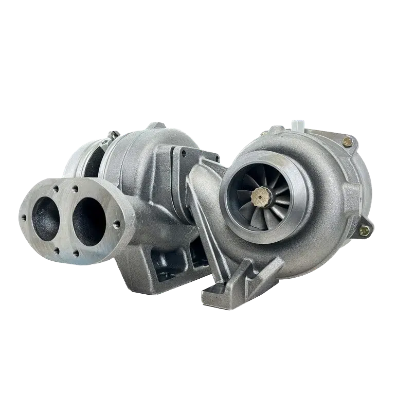 2008-2010 Powerstroke Stage 1 Fusion Compound Turbochargers (302448)-Stock Turbocharger-KC Turbos-302448-Dirty Diesel Customs