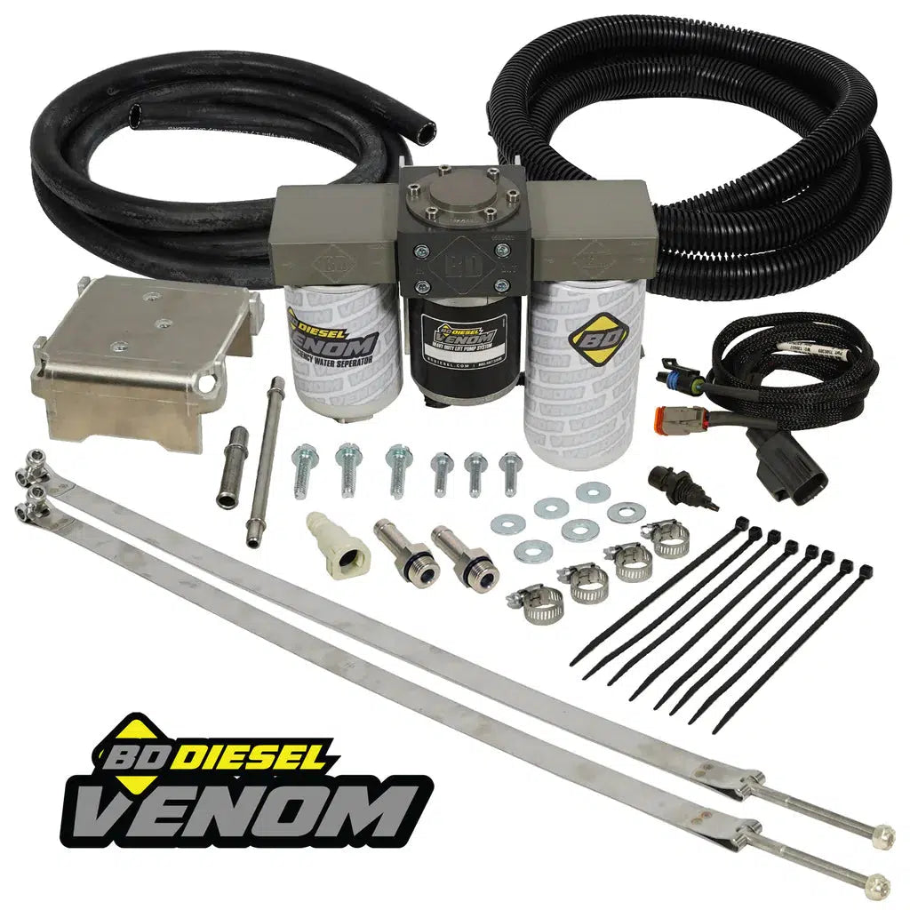 2008-2010 Powerstroke Venom 165GPH Lift Pump w/ Filter & Separator (1050319)-Lift Pump-BD Diesel-Dirty Diesel Customs