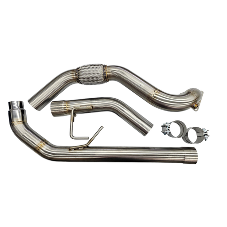 2009-2016 3.0L TDI Exhaust Kit (2009-VW-20-20-Q7)-Exhaust System Kit-Nat Performance LTD-Dirty Diesel Customs