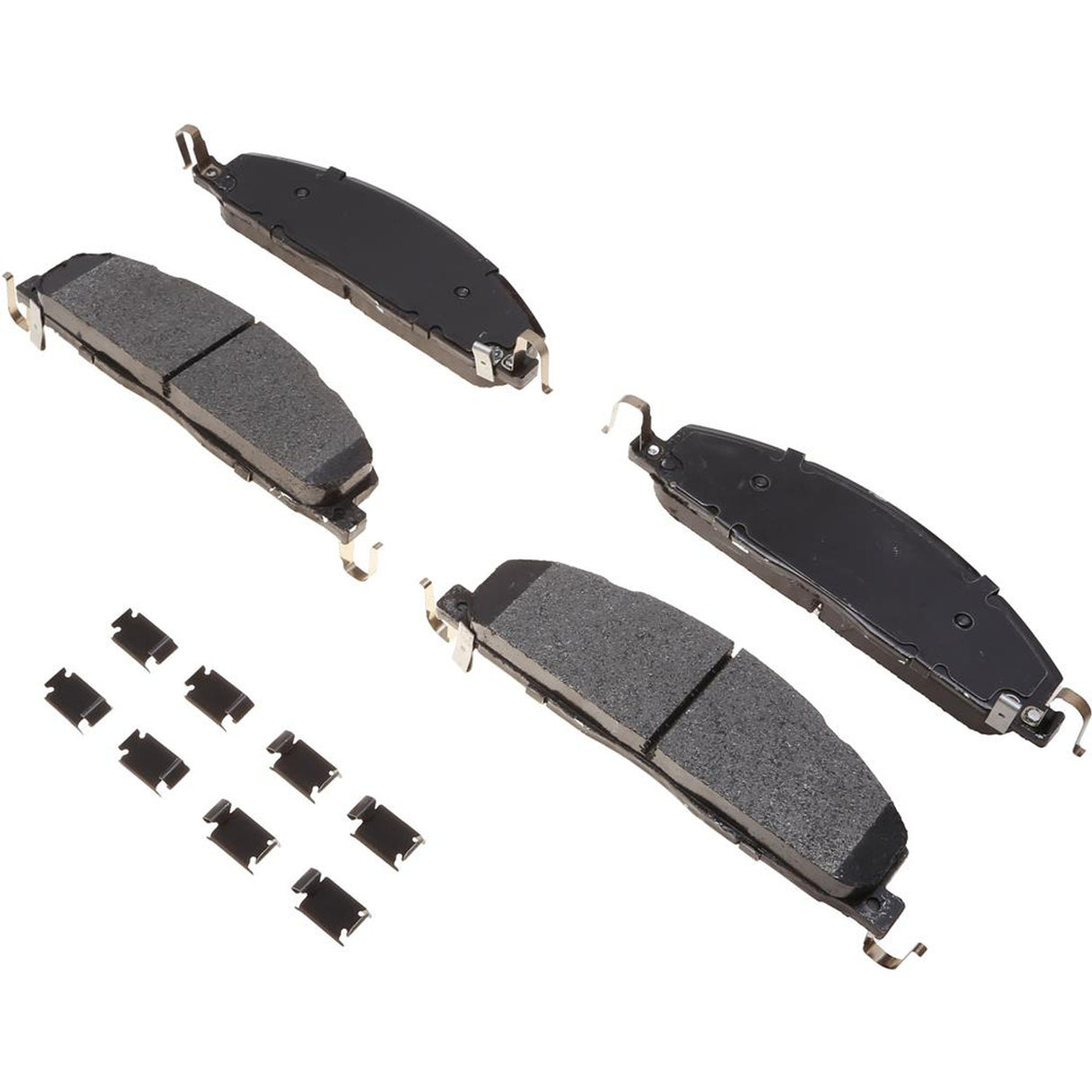2009-2018 Cummins Pro Rear Disc Brake Pads Set (ACD17D1400MHF1)-Brake Pad-ACDelco-Dirty Diesel Customs