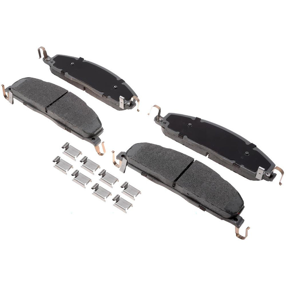 2009-2018 Cummins Semi-Metallic Rear Disc Brake Pad Kit (ACD14D1400MHF1)-Brake Pads-ACDelco-Dirty Diesel Customs