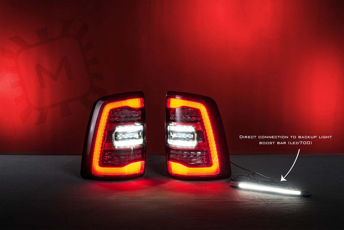 2009-2018 Cummins XB LED Tail Lights (LF724)-Tail Lights-Morimoto-Dirty Diesel Customs