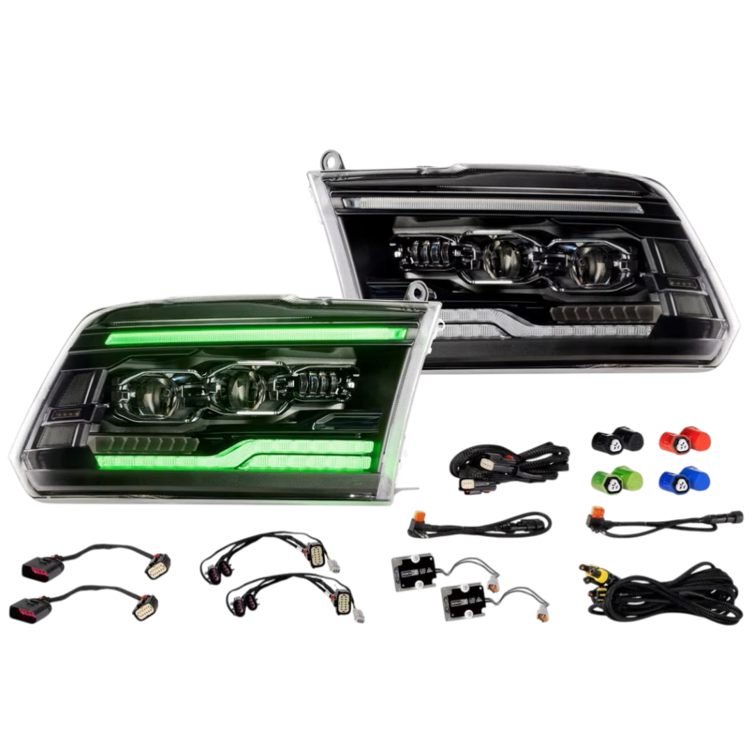 2009-2024 Ram 1500/HD XRGB Evo LED Headlights (LF2-520R)