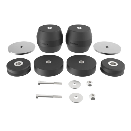 2009-2026 3.0L EcoDiesel Rear Suspension Enhancement System (DRTT1500)-Rubber Helper Springs-Timbren-Dirty Diesel Customs