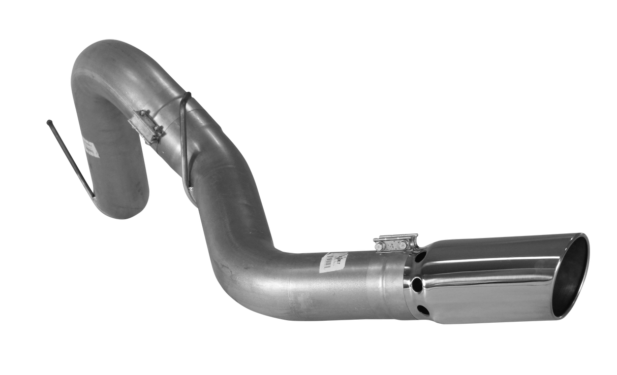 2010-2012 Cummins 4" DPF Back Exhaust - No Muffler (FLO 641)-Filter Back Exhaust System-Flo-Pro-511103-Dirty Diesel Customs