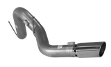 2010-2012 Cummins 4" DPF Back Exhaust - No Muffler (FLO 641)-Filter Back Exhaust System-Flo-Pro-511103-Dirty Diesel Customs