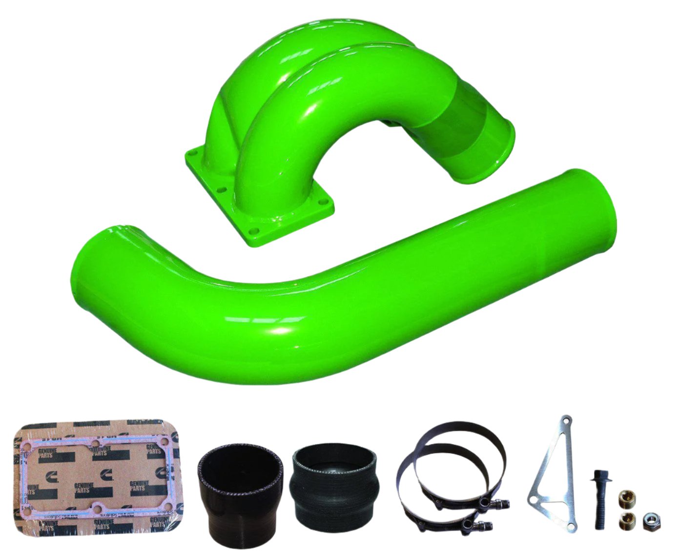 2010-2012 Cummins Pusher 3.5" Mega Intake System (PRC1012MKT)-Intake Manifold-Pusher-PRC1012MKT_G-Dirty Diesel Customs