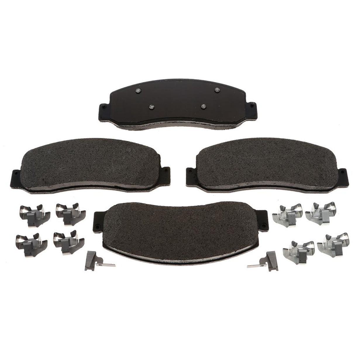 2010-2012 Powerstroke Pro Semi-Metallic Front Brake Pads (ACD17D1333ASDH)-Brake Pads-ACDelco-Dirty Diesel Customs
