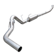 2010-2012 Cummins 4" SS Turbo Back Exhaust System - w/ Muffler - Turbo Back Exhaust System - Dirty Diesel Customs