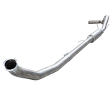 2010-2012 Cummins 4" SS Turbo Back Exhaust System - w/ Muffler - Turbo Back Exhaust System - Dirty Diesel Customs