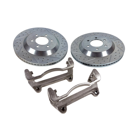 2010-2020 3.0L Powerstroke Performance Front Rotors (2261043)-Brake Rotors-Baer Brakes-Dirty Diesel Customs
