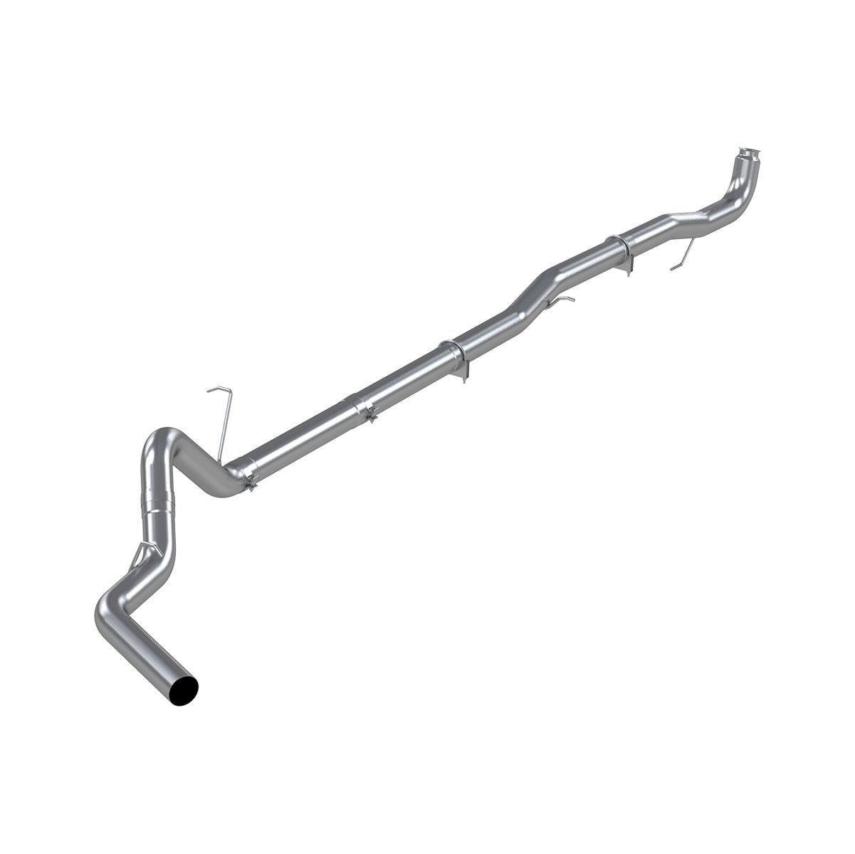 2011-2015 Duramax 4" Downpipe Back Exhaust - No Muffler (C6044PLM)-Downpipe Back Exhaust System-P1 Performance Products-C6044PLM-Dirty Diesel Customs