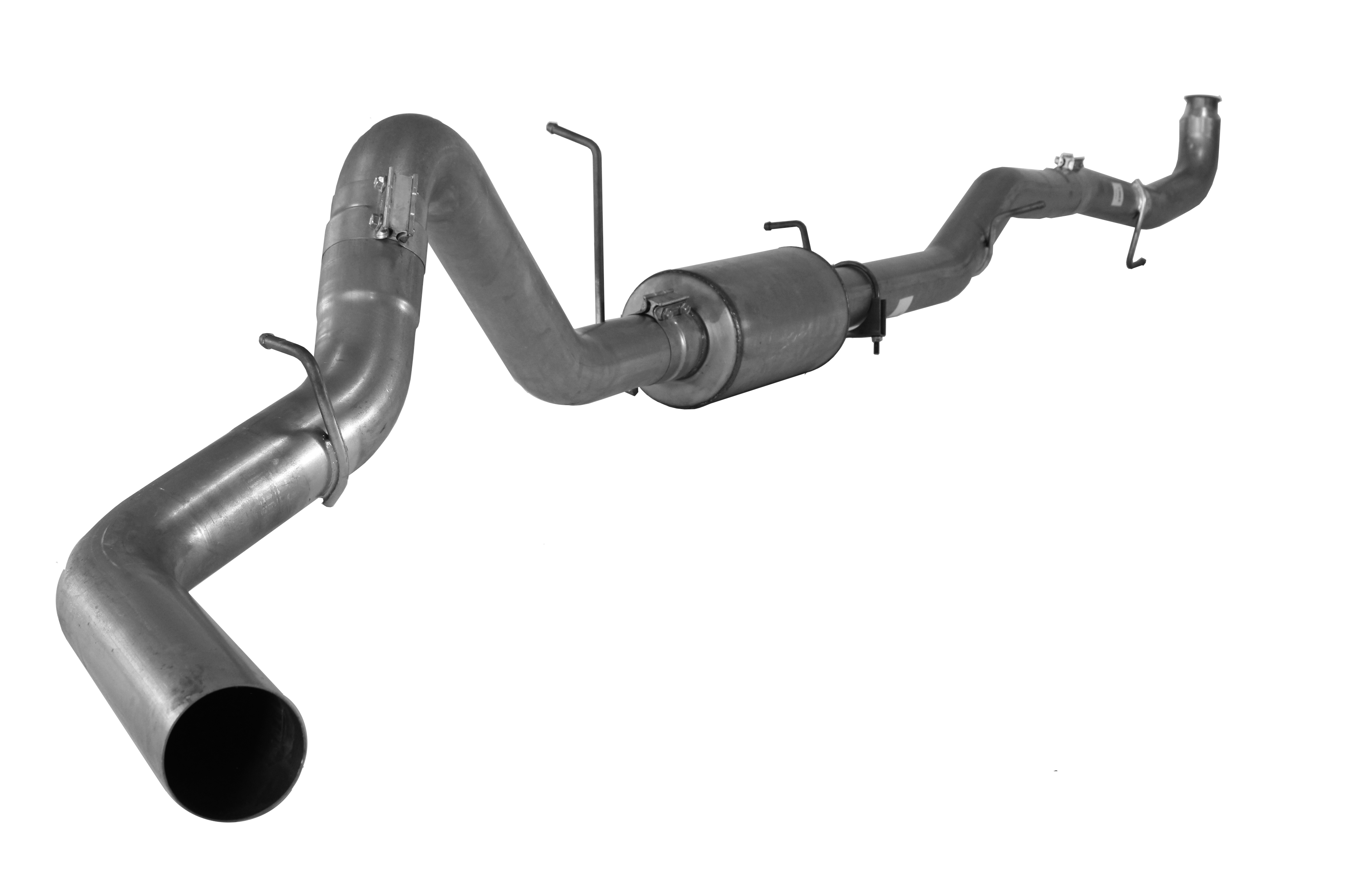 2011-2015 Duramax 4" Downpipe Back Exhaust System w / Muffler (431016 / 432016)-Downpipe Back Exhaust System-Mel's Manufacturing-431016-Dirty Diesel Customs