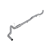 2011-2015 Duramax 4" Downpipe Back Street Exhaust System w/ Muffler (C6044P)-Downpipe Back Exhaust System-P1 Performance Products-C6044P-Dirty Diesel Customs