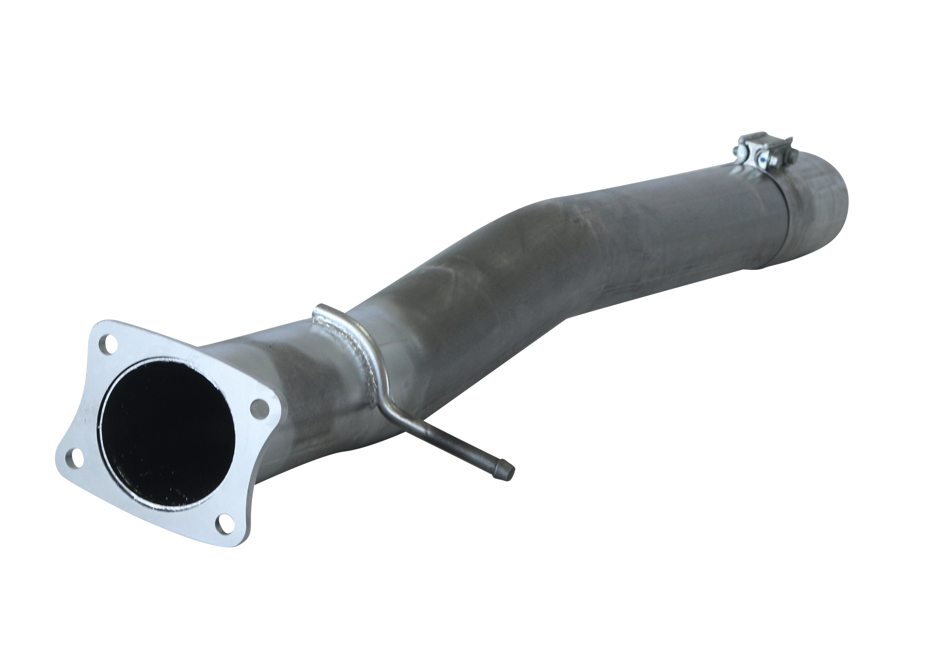 2011-2015 Duramax 4" Stainless DPF Delete Pipe w/ Adapter (FLO-41112)-Delete Pipe-Flo-Pro-FLO-41112-Dirty Diesel Customs