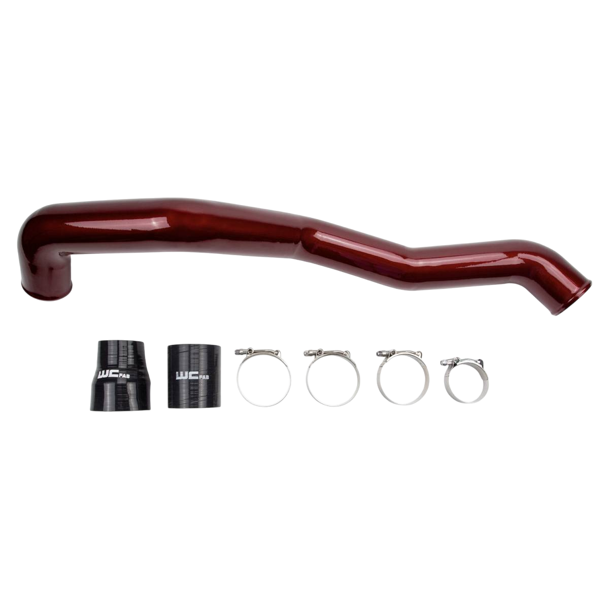 2011-2016 Duramax 3" Driver Side Intercooler Pipe (WCF100353)-Intercooler Piping-Wehrli Custom Fabrication-Dirty Diesel Customs