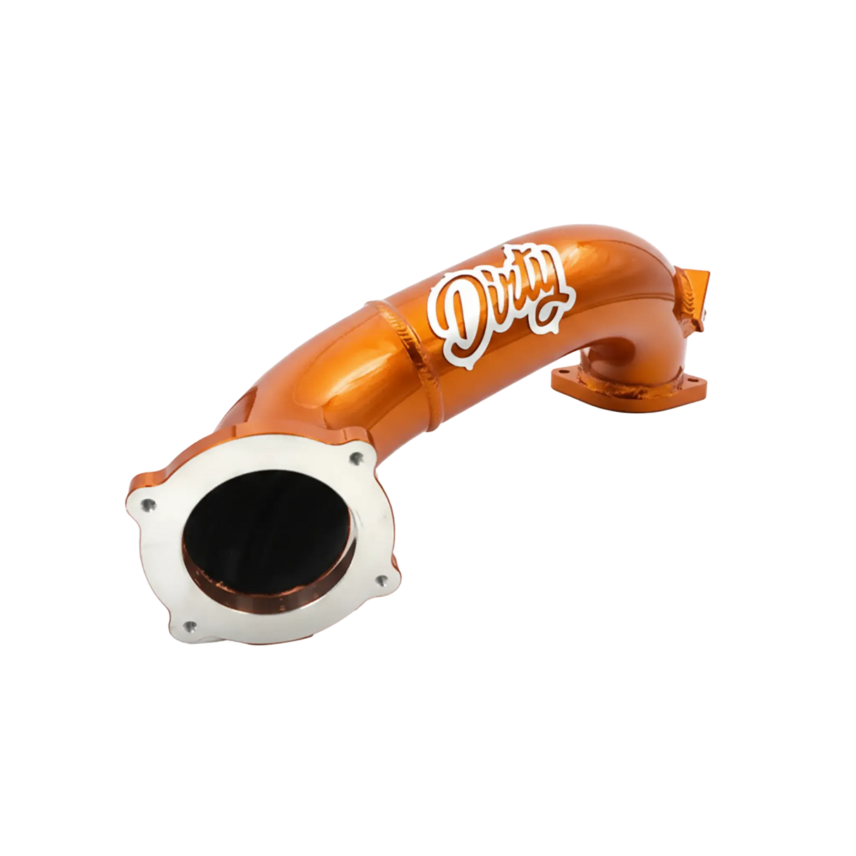 2011-2016 Duramax Dirty Cold Side Crossover Pipe w/ Throttle Valve (LML-INT-A029)-Intercooler Piping-Dirty Diesel Customs-LML-INT-A029-IO-Dirty Diesel Customs