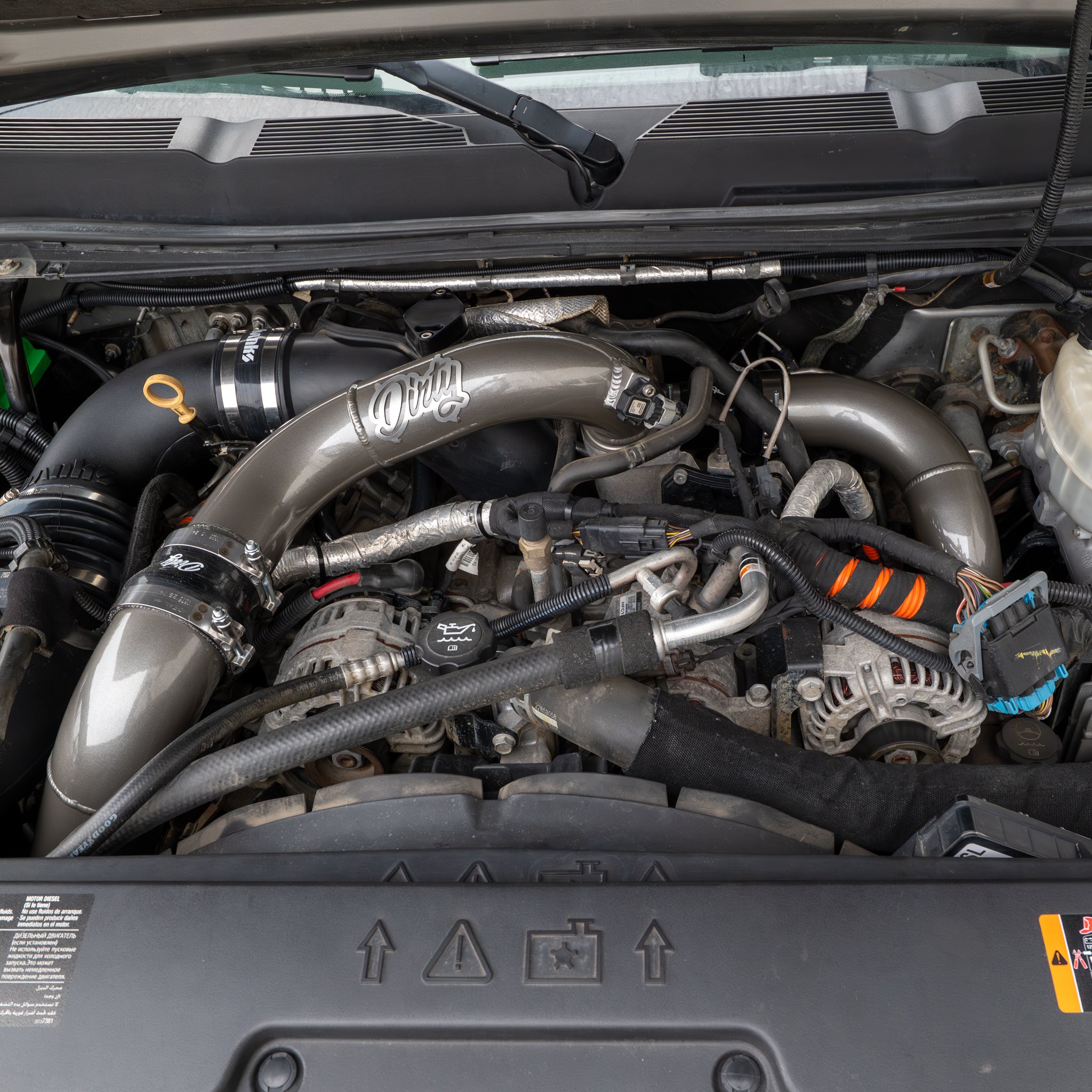 2011-2016 Duramax High Flow Dirty Intercooler Piping Kit (LML-INT-A150)-Intercooler Piping-Dirty Diesel Customs-Dirty Diesel Customs