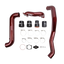 2011-2016 Duramax Stage 1 High Flow Intake Bundle (WCF100409)-Intercooler Piping-Wehrli Custom Fabrication-WCF100409-RED-Dirty Diesel Customs