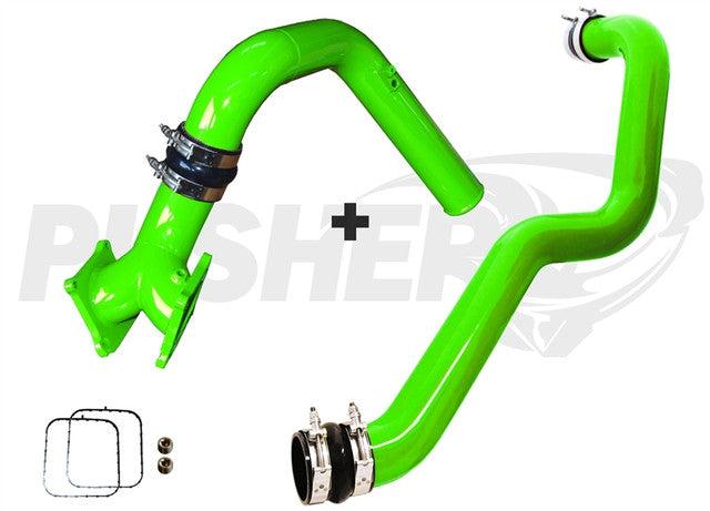 2011-2016 Duramax SuperMax Intake System w/ 3" Driver-side Charge Tube (PGD1116SKT)-Intercooler Kit-Pusher-PGD1116SKT_G-Dirty Diesel Customs