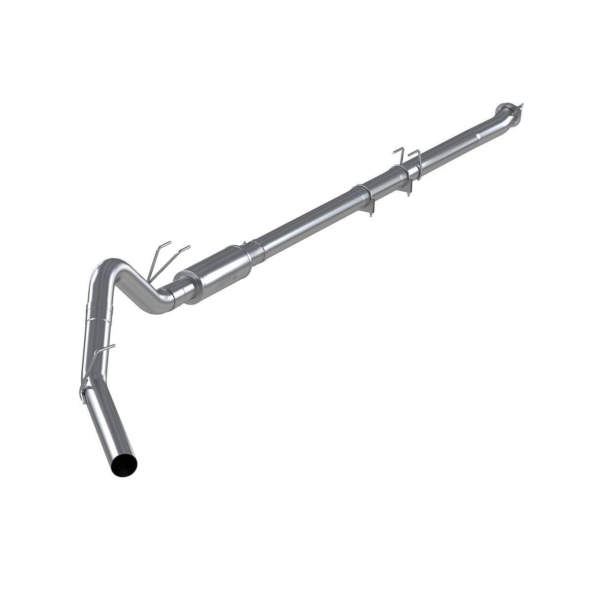 2011-2016 Powerstroke 4" Downpipe Back Exhaust w/ Muffler (C6262P)-Downpipe Back Exhaust System-P1 Performance Products-Dirty Diesel Customs