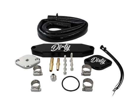 2011-2016 Powerstroke DIRTY EGR Delete Kit (067-EGR-A012)-EGR Delete-Dirty Diesel Customs-067-EGR-A012-BLK-Dirty Diesel Customs